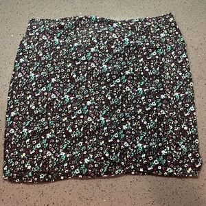 floral skirt